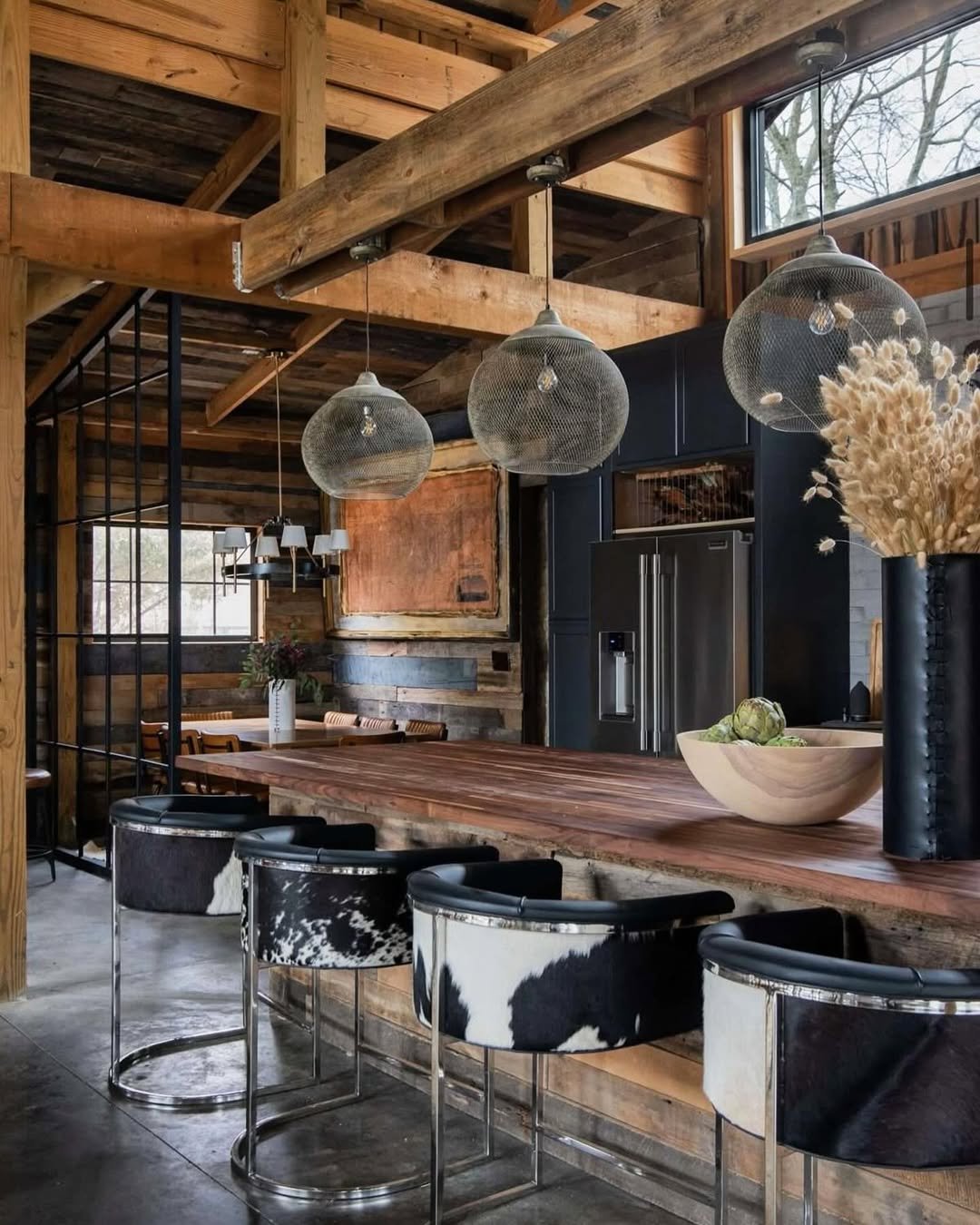 Industrial-Inspired Kitchen